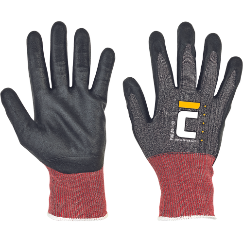 PARVA VAM rukavice čierna/sivá 6