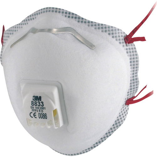 3M 8833 resp.FFP3 s vent. 3M 8833 resp.FFP3 s vent.