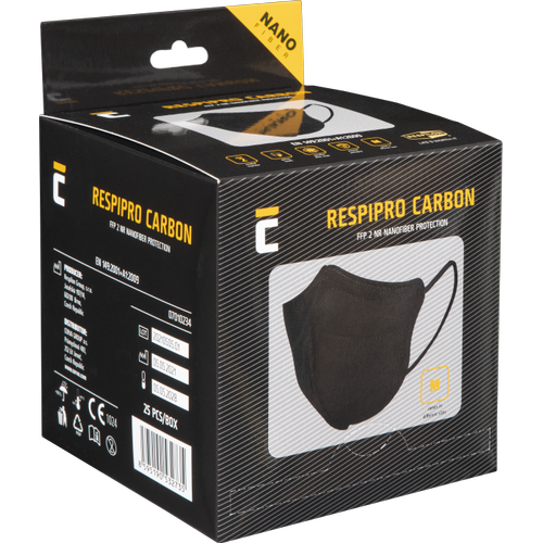 RespiPro Carbon FFP2 25ks respirátor - M
