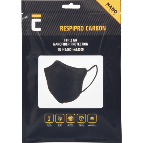 RespiPro Carbon FFP2 3ks respirátor - M