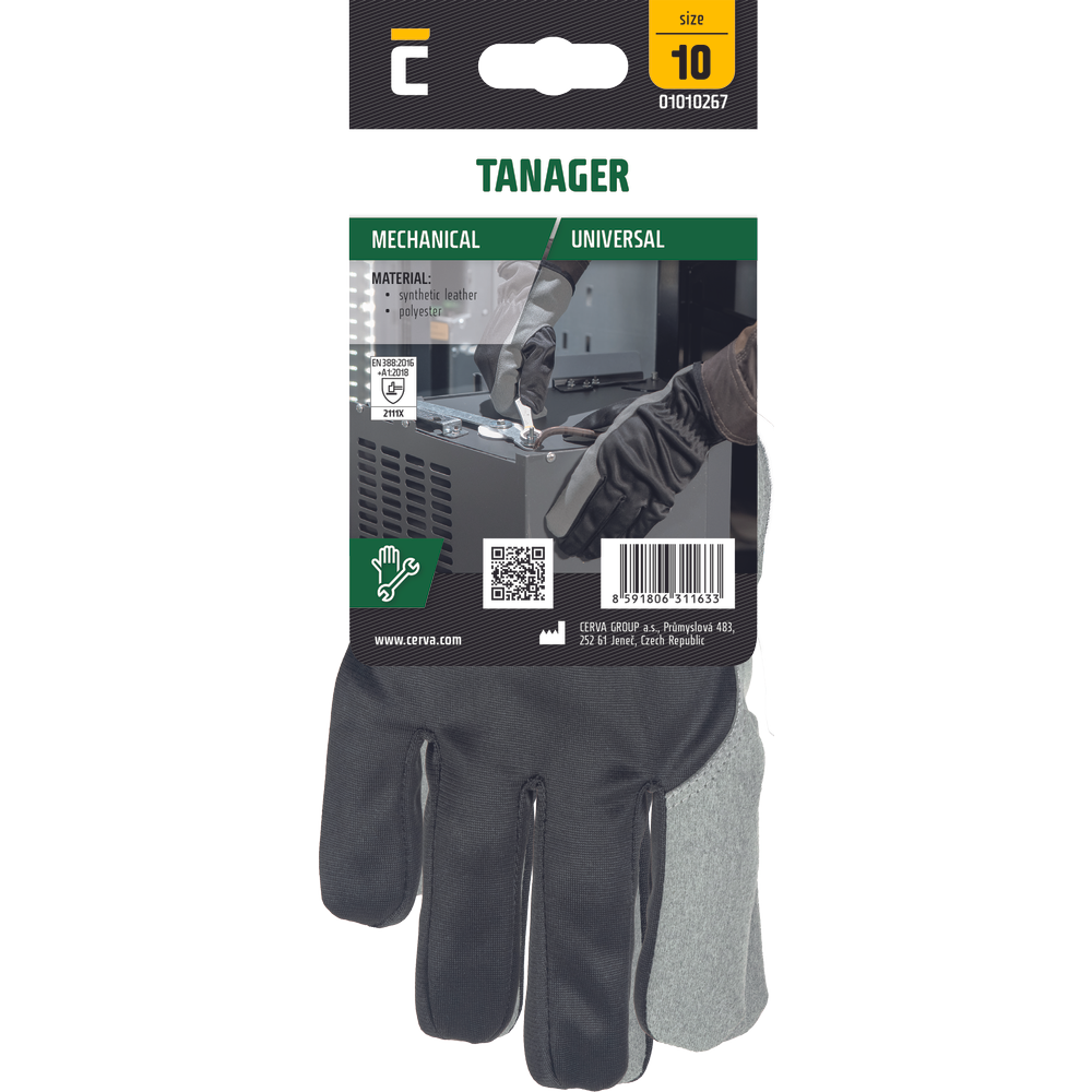 TANAGER bllistr rukavice - 10