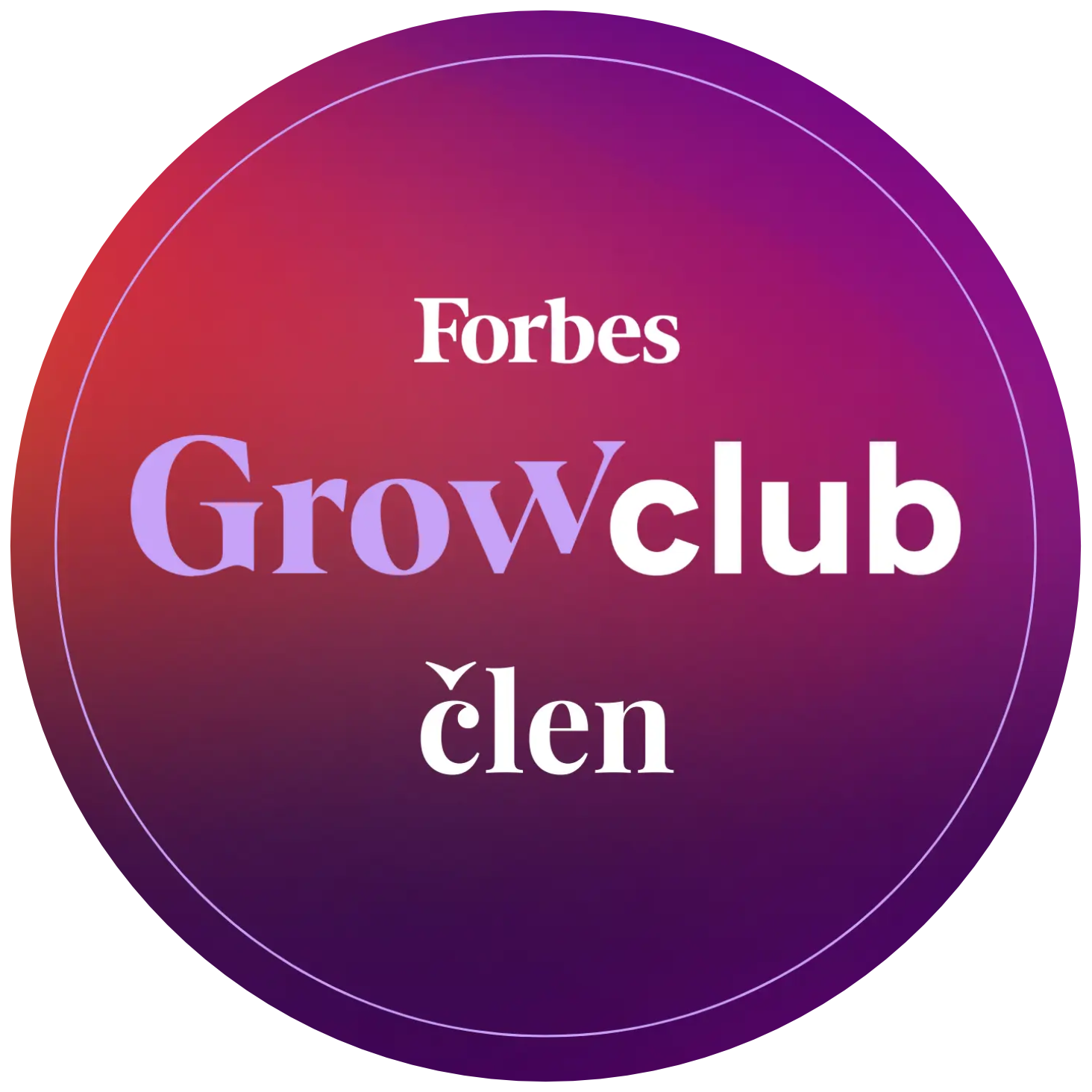 Gajos grow club členstvo - odznak